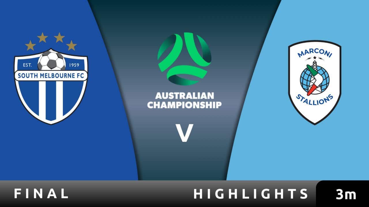 South Melbourne FC v Marconi Stallions FC - Highlights - Australian Championship 2025