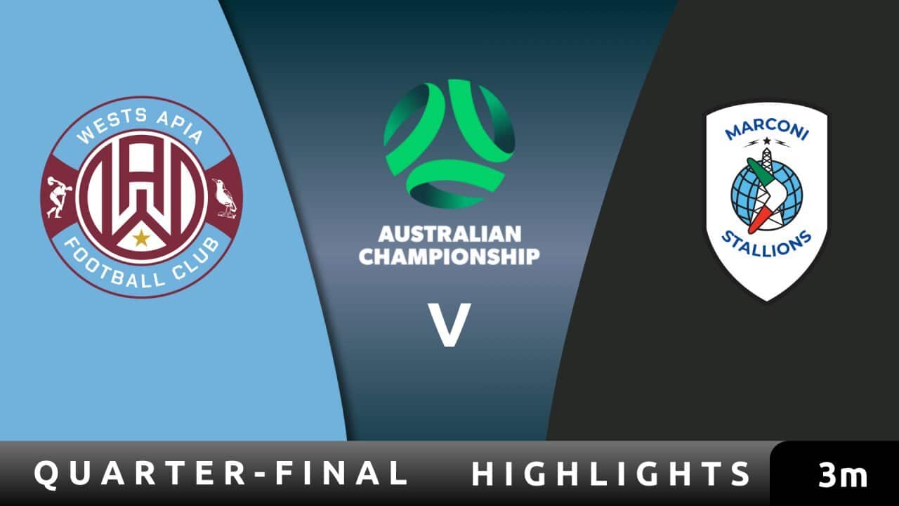 Wests APIA FC v Marconi Stallions FC - Highlights - Australian Championship 2025
