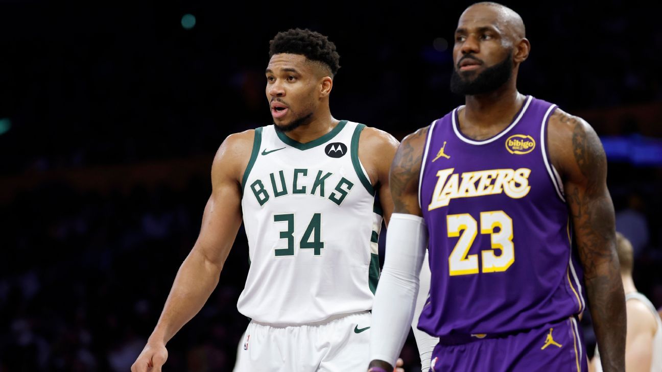 Giannis seals Bucks' win over Lakers with block, steal vs. LeBron
