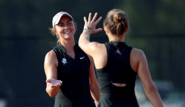 Women's tennis begins spring schedule with doubleheader at Auburn