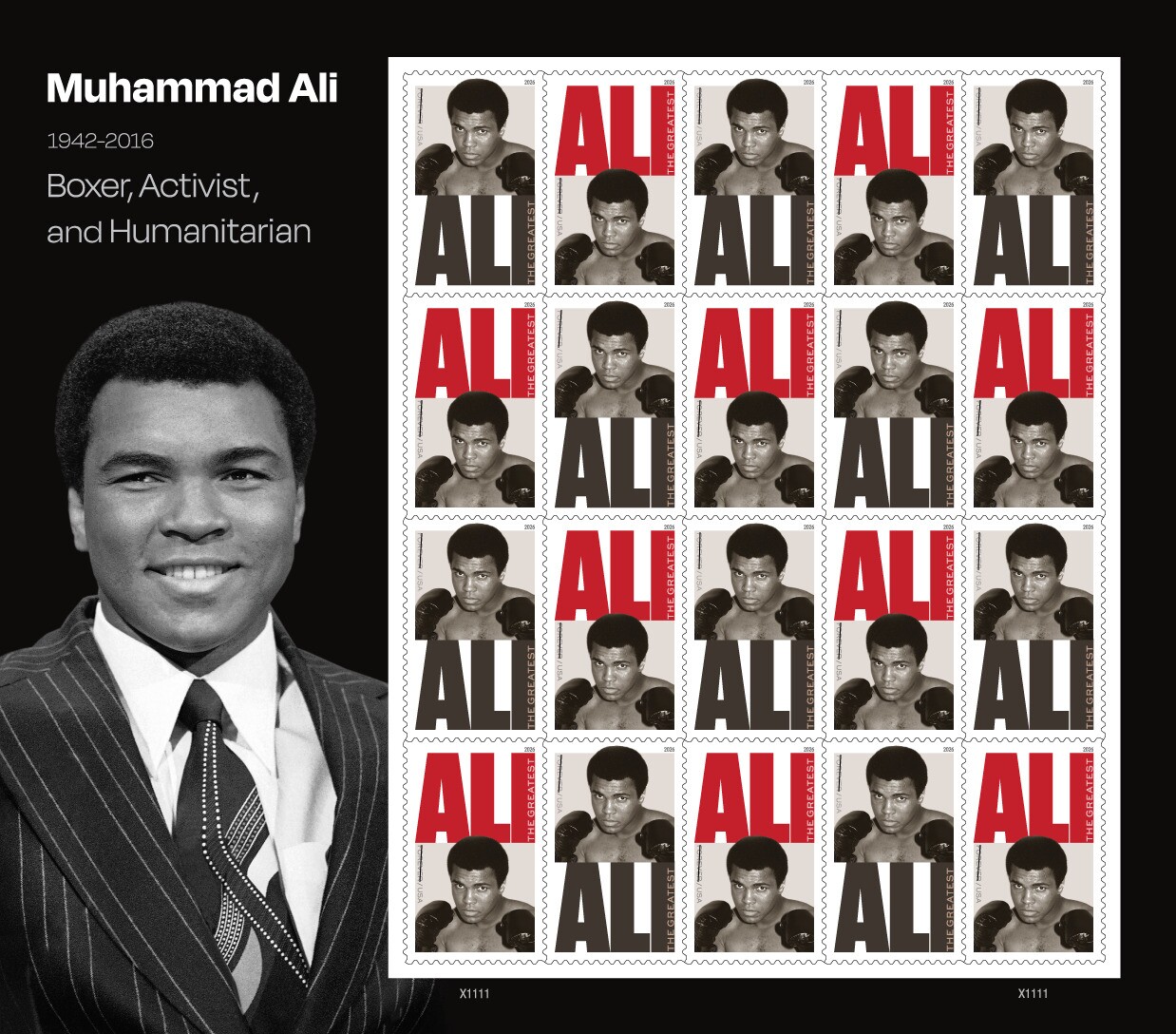 Muhammad Ali-Stamp