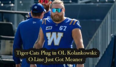Tiger-Cats Plug In OL Kolankowski: O-Line Just Got Meaner