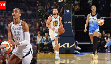 WNBA Superstars A’ja Wilson and Angel Reese join Stephen Curry’s GOAT | NBA News