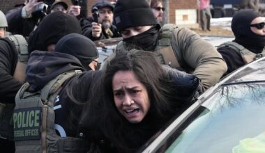 Video shows woman dragged from car by ICE agents in Minneapolis as she tells them she's autistic