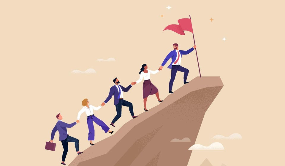 Business Leadership and Support Concept.