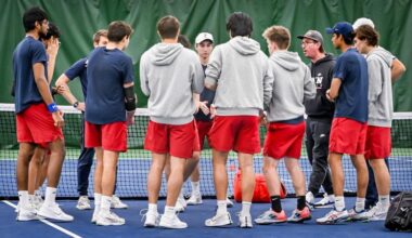 Men's Tennis Hosts Navy in Season Opening Double Header