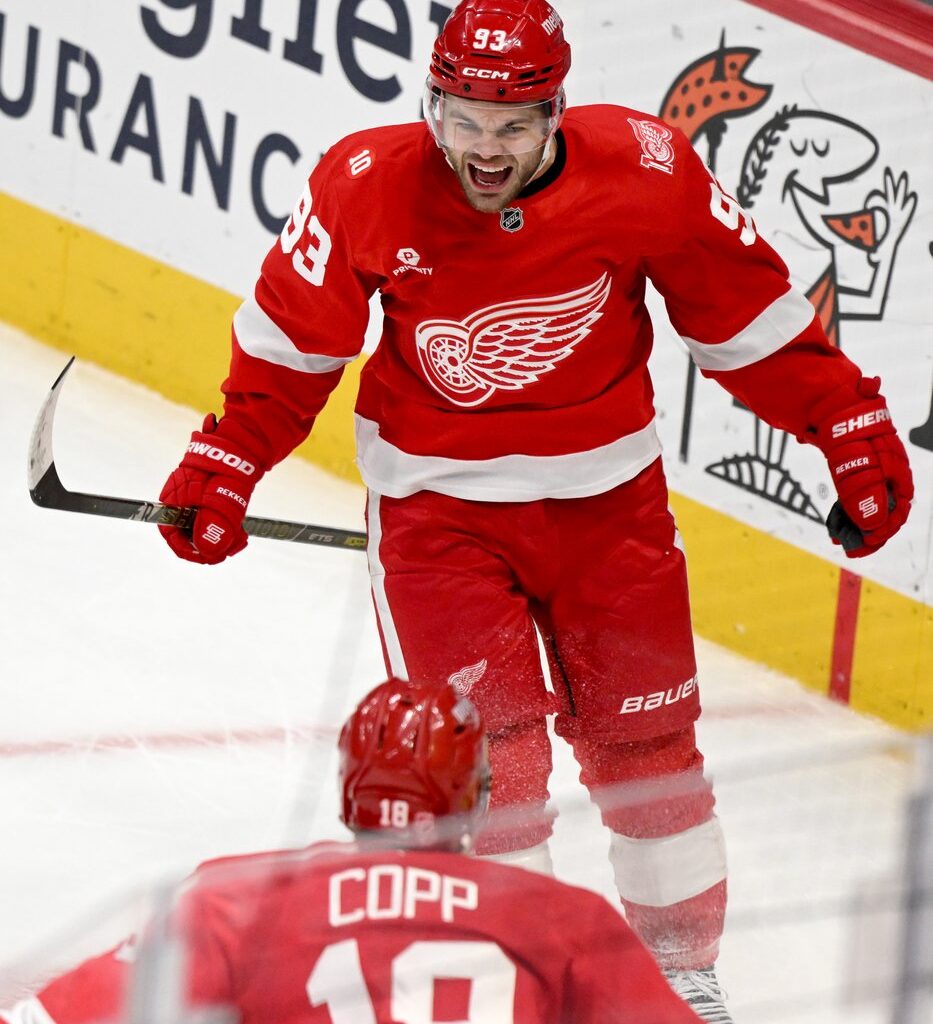 NHL roundup: DeBrincat nets team-high 26th goal in OT, Red Wings tip Senators 4-3