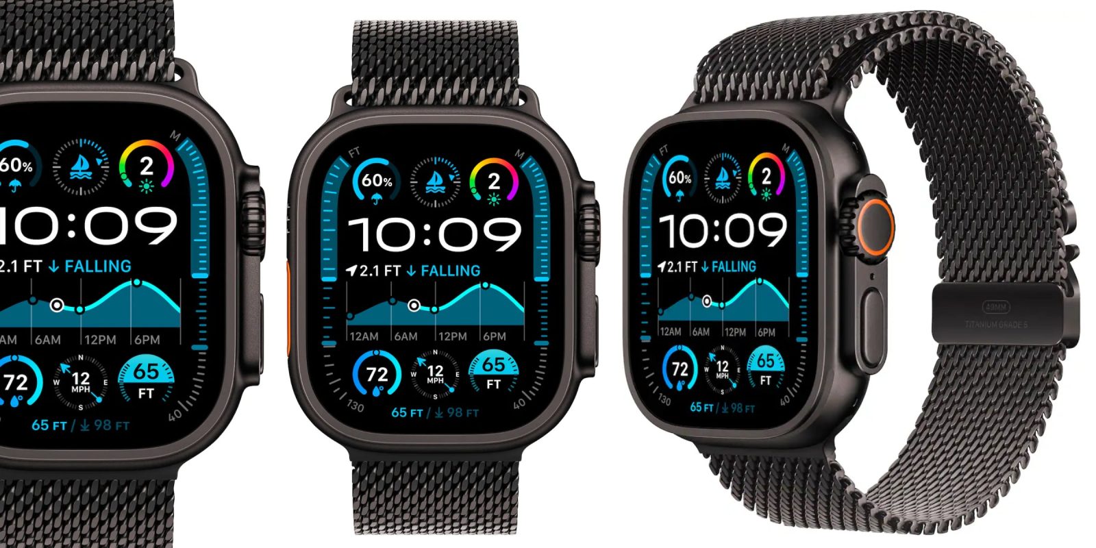 A close up of a smart watch