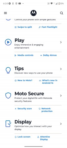 Hello UI and Moto app - Motorola Moto G Power (2026) review