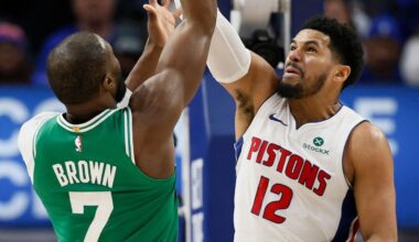Pistons win by 1 vs. Celtics after Jaylen Brown misses late shot