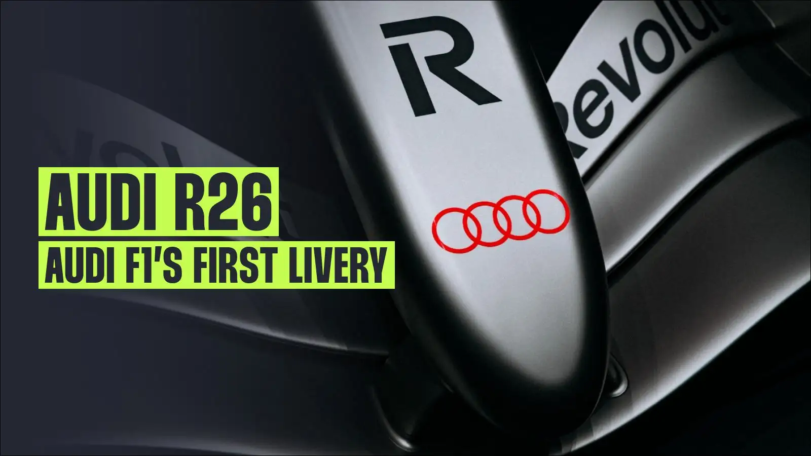 First look at Audi R26 livery as covers pulled off F1 2026 car