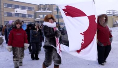 ‘This is all our family’: Nunavummiut rally to support Greenland, as Inuit leaders also speak up