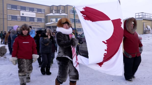 ‘This is all our family’: Nunavummiut rally to support Greenland, as Inuit leaders also speak up