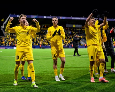 Football, UEFA Champions League, Bodø/Glimt - Manchester City, Bodø, Norway - 20 Jan 2026Mandatory Credit: Photo by VEGARD GRØTT/BILDBYRÅN/Shutterstock (16384287p)
Jens Petter Hauge of Bodø/Glimt celebrates after the UEFA Champions League football match between Bodø/Glimt and Manchester City on January 20, 2026 in Bodø.
Football, UEFA Champions League, Bodø/Glimt - Manchester City, Bodø, Norway - 20 Jan 2026