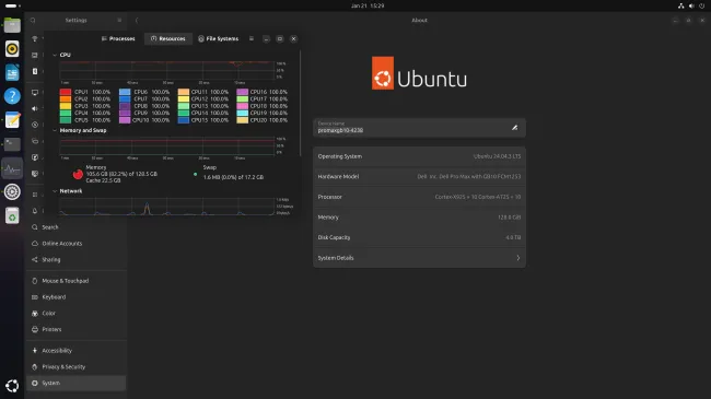 NVIDIA GB10 CPU information