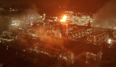 Noise and huge flame from LNG Canada facility will continue at least three years