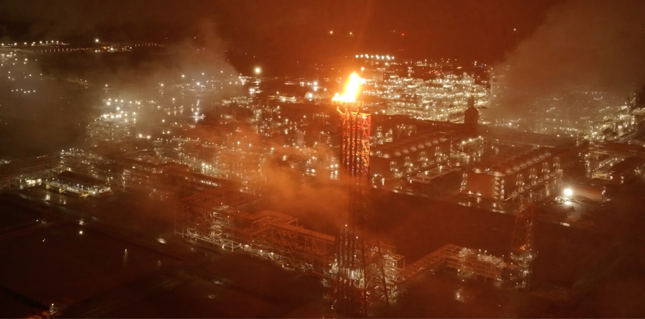 Noise and huge flame from LNG Canada facility will continue at least three years