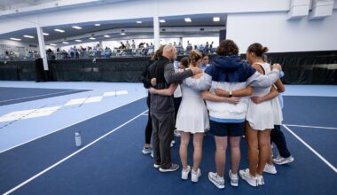 balls doubles University of North Carolina Women’s Tennis v  Virginia Chewning Tennis Center Chapel Hill, NC Monday, January 19, 2026