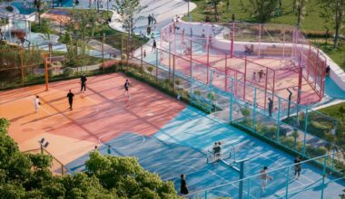 The Chromatic Canvas: 10 Vibrant Courts Activating Community Space