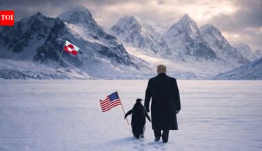 Still eyeing the Arctic? White House posts AI image of Trump with penguin in Greenland