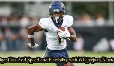 Tiger-Cats Add Speed and Flexibility with WR Jerjuan Newton
