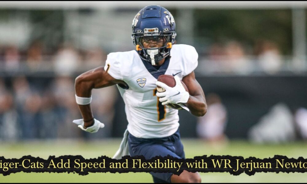 Tiger-Cats Add Speed and Flexibility with WR Jerjuan Newton
