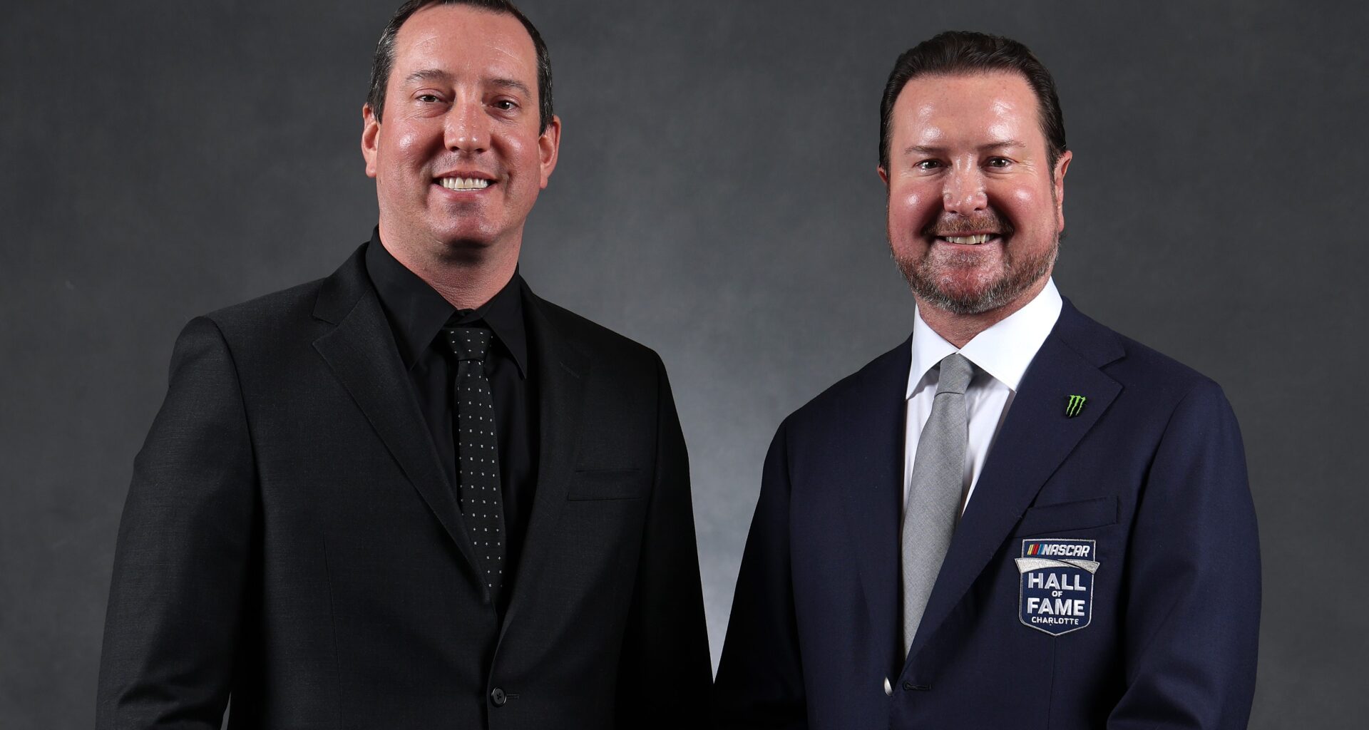 Kyle Busch reacts to Kurt Busch’s NASCAR Hall of Fame induction