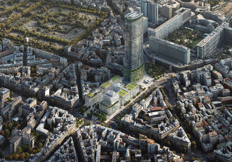 Renzo Piano Building Workshop Redesigns Montparnasse Commercial Centre as a Pedestrian District - Image 1 of 17