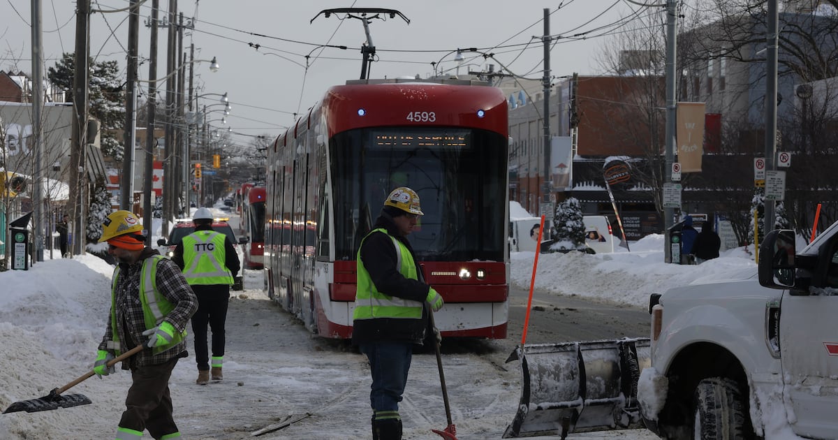 Toronto snowstorm: Transit routes impacted