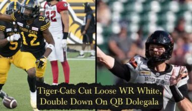 Tiger-Cats Cut Loose WR White, Double Down on QB Dolegala