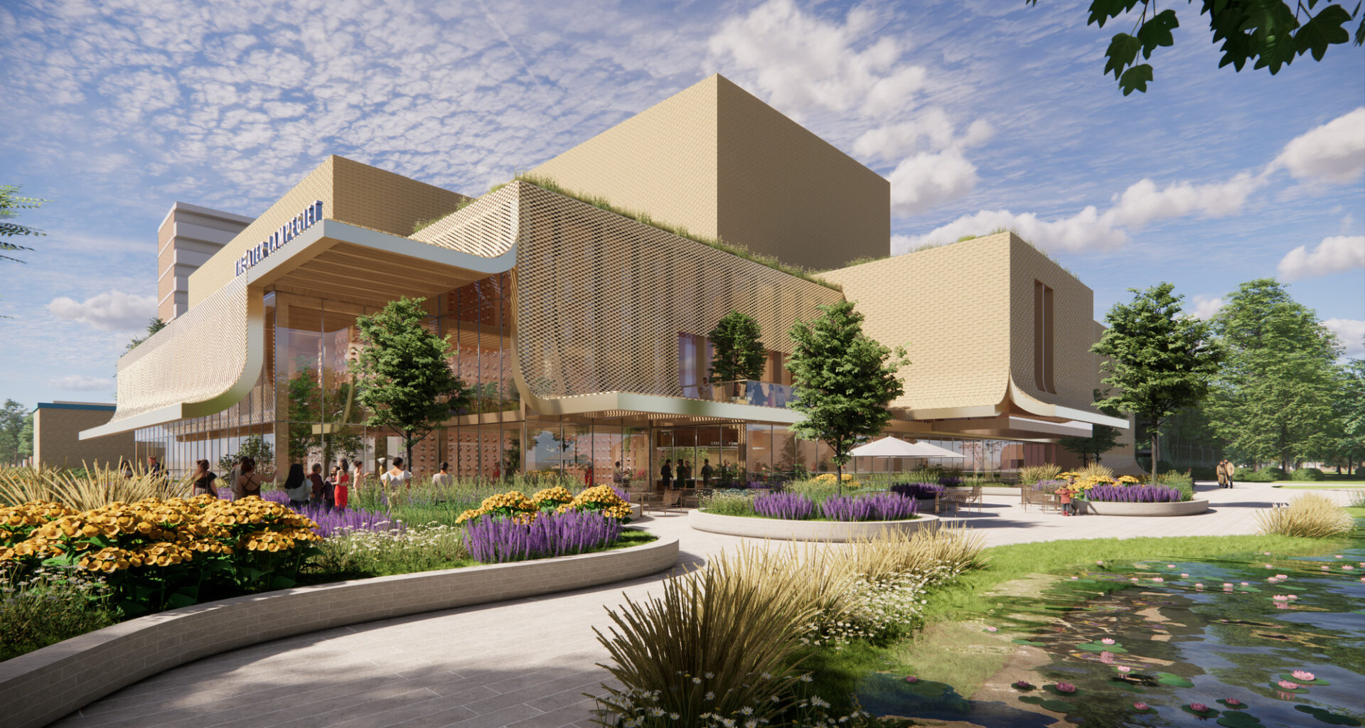 MVRDV and Buro Happold Reveal Design for the Lampegiet Theatre in Veenendaal, Netherlands