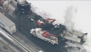 50 vehicles involved in collisions near Trenton