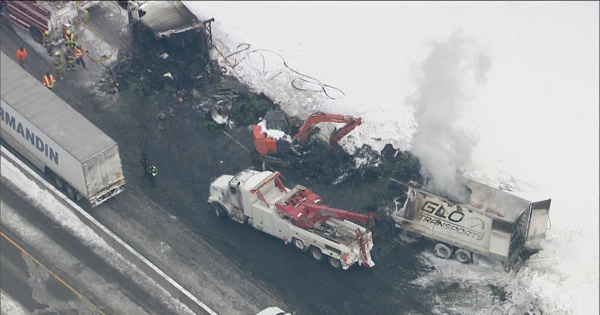 50 vehicles involved in collisions near Trenton