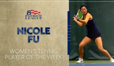Nicole Fu Named Patriot League Women’s Tennis Player of the Week