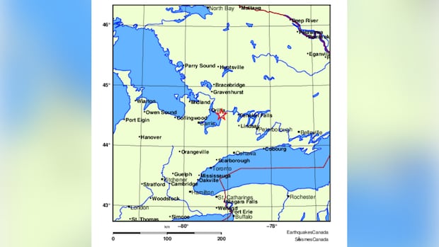 Magnitude 3.7 earthquake rattles southern and central Ontario
