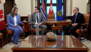 B.C.'s Eby says no significant pipeline updates in meeting with Carney, Alberta's Smith