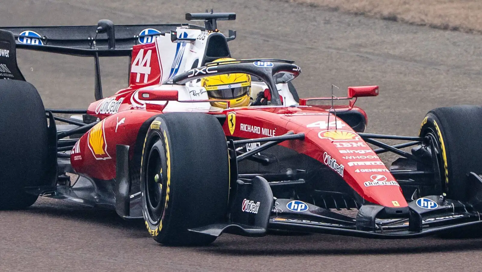 Lewis Hamilton spins Ferrari SF-26 as Barcelona test footage emerges