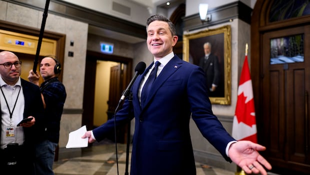 Poilievre courts delegates as he faces a must-win leadership review vote