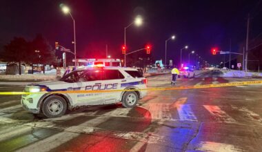 Pedestrian hit by truck in Brampton in life-threatening condition