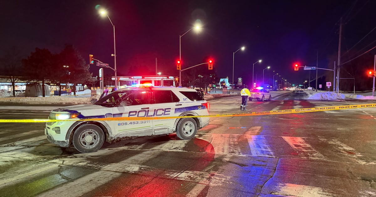 Pedestrian hit by truck in Brampton in life-threatening condition