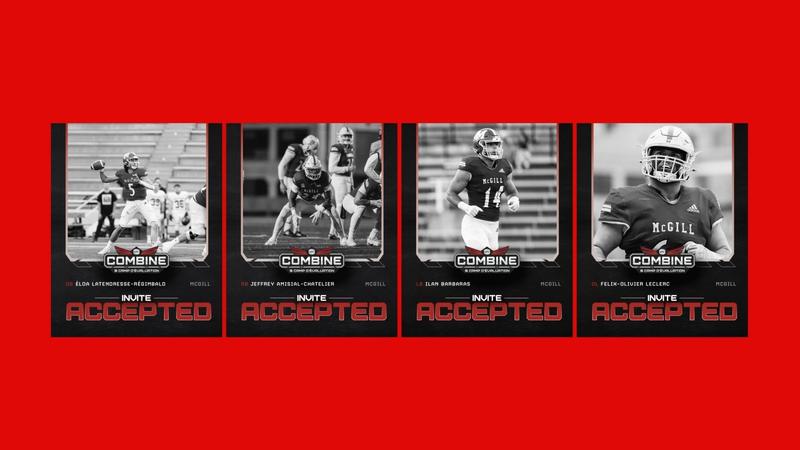 McGill football foursome invited to the CFL Combine camps