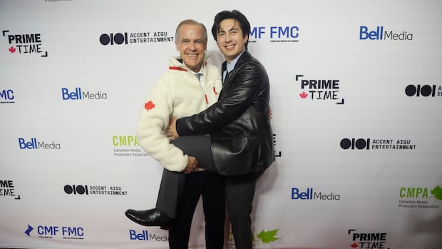 Prime minister meets Heated Rivalry stars, pays tribute to hit show 'that could only be made in Canada'