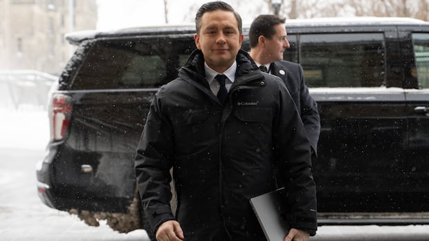 Poilievre to pitch members on keeping his job as Conservative leader in convention speech