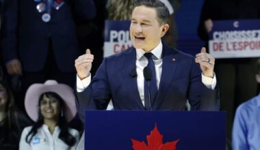 Conservatives vote to keep Pierre Poilievre on as party leader