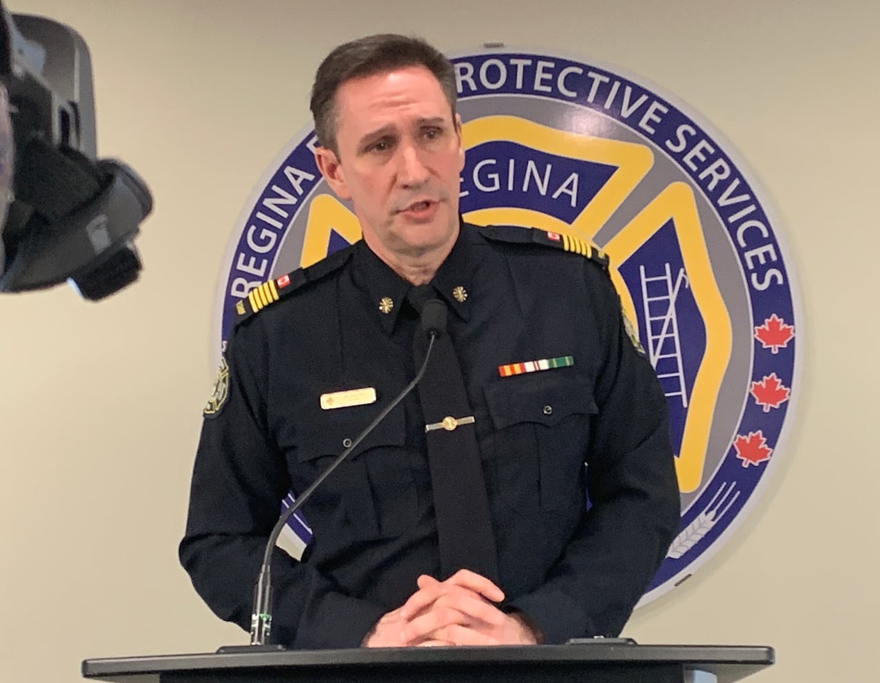 Regina Fire Chief Layne Jackson