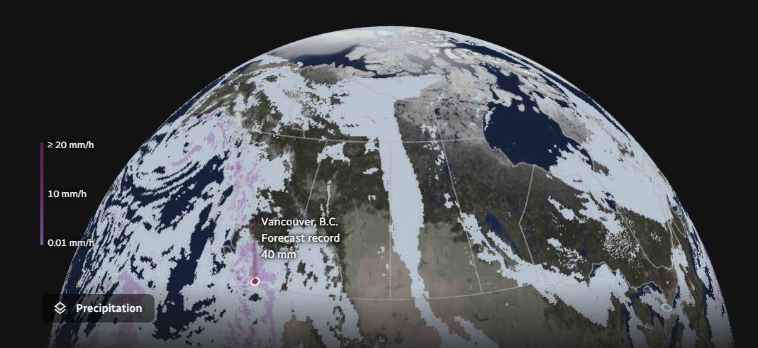 climate dashboard screenshot