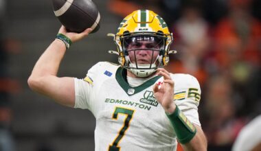 Elks release Canadian QB Ford, commit to Fajardo for 2026 CFL season