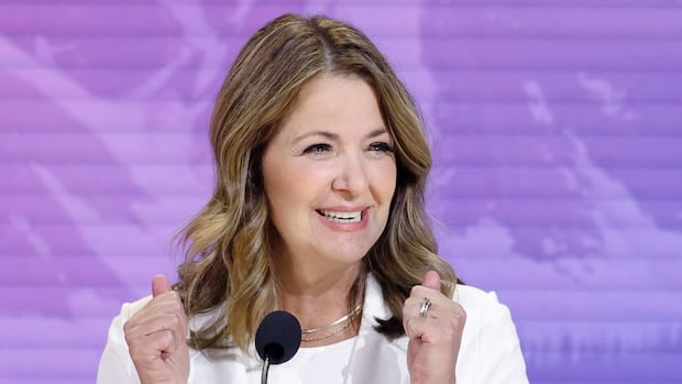 On home turf, Alberta Premier Danielle Smith jabs familiar foes to warm reception