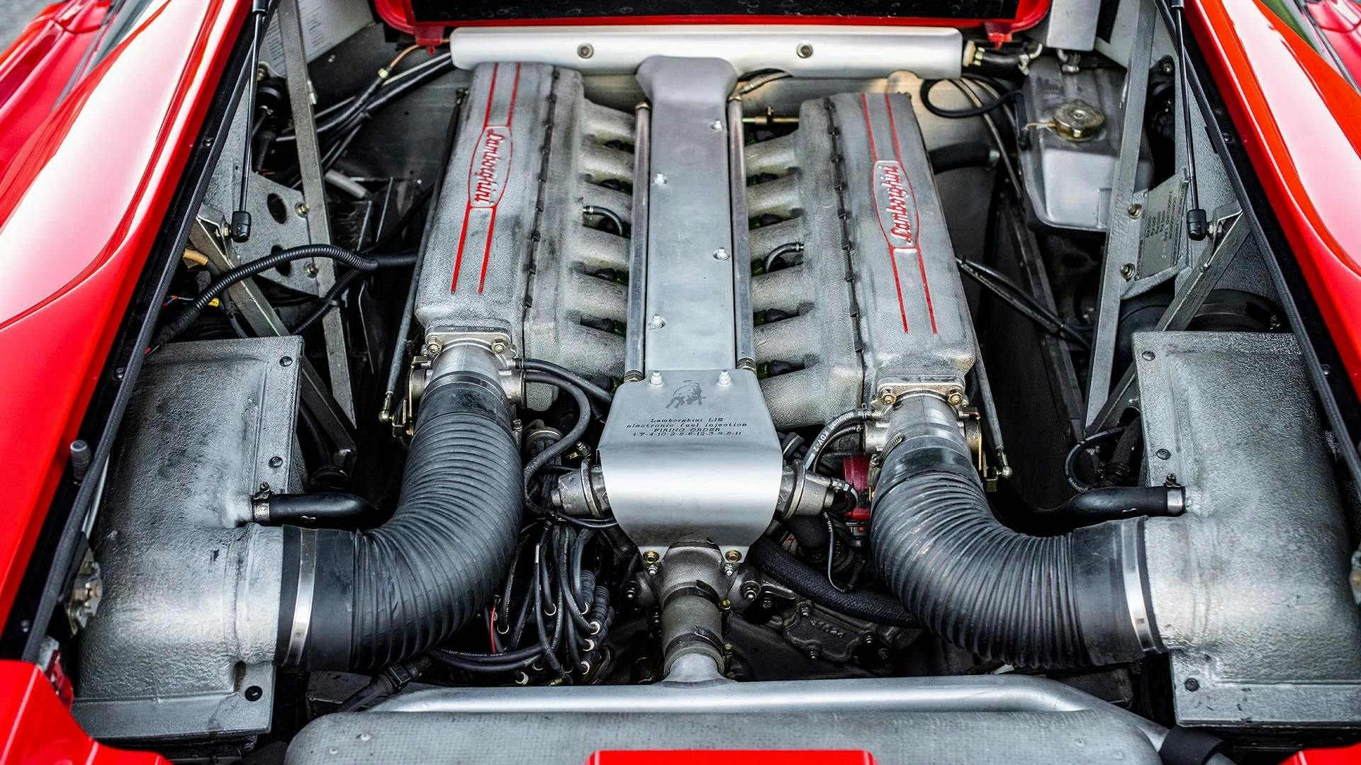 1991 Lamborghini Diablo Broad Arrow engine