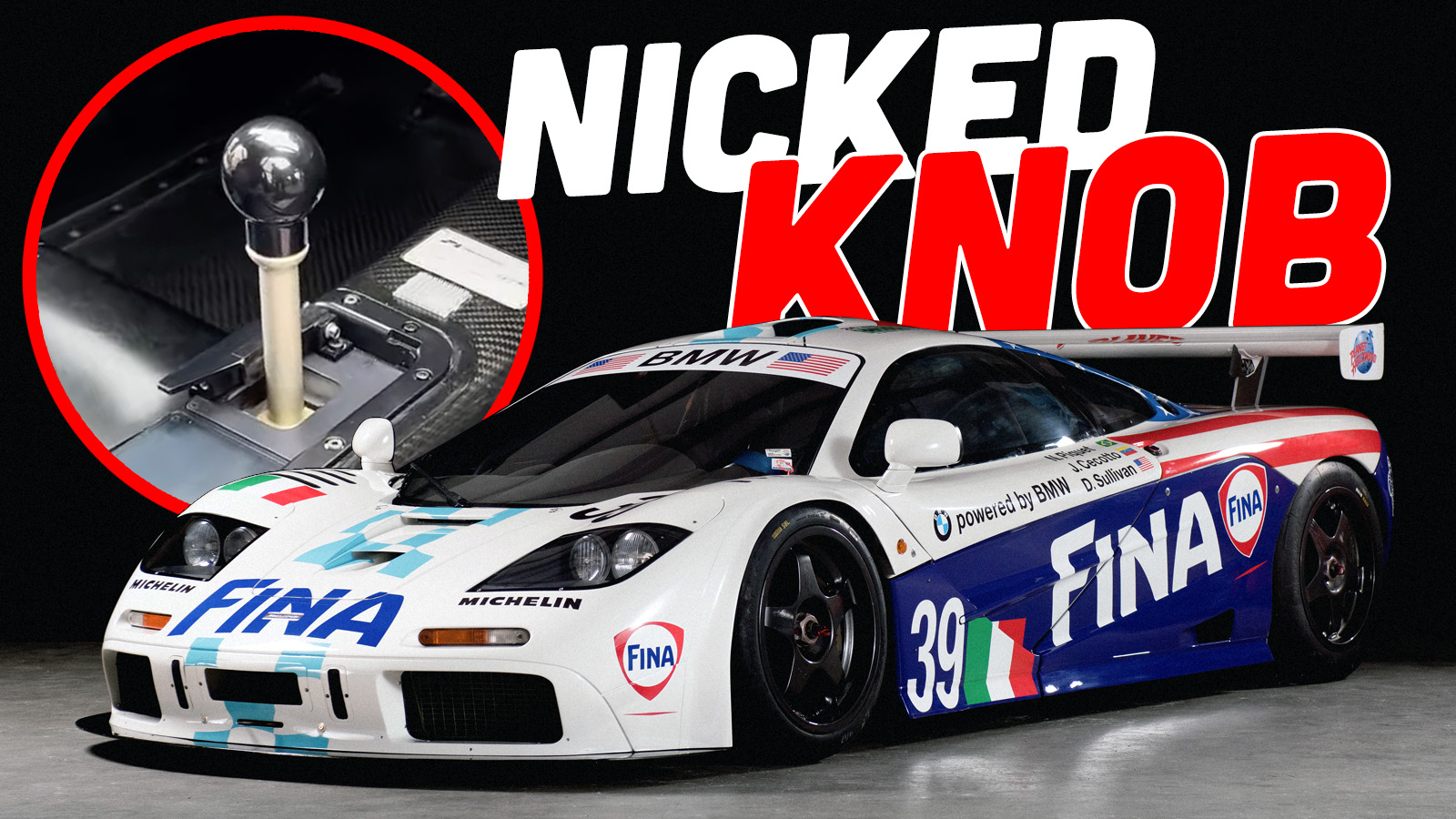 1996 Mclaren F1 Gtr Shift Knob Stolen Ts